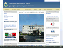 Tablet Screenshot of comune.casalnuovo.na.it